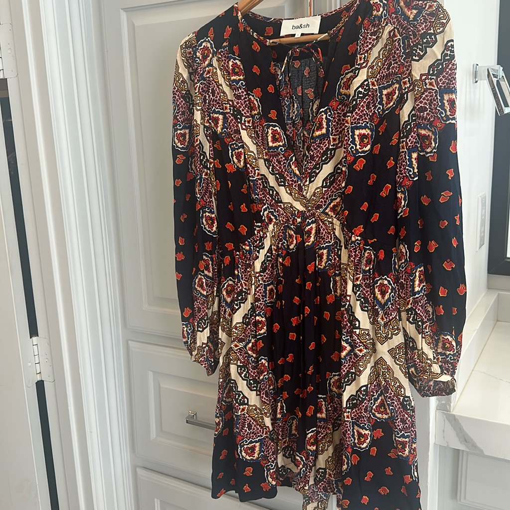 Ba&Sh Paisley Mini Dress